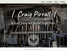 Tablet Screenshot of craigpirrall.com